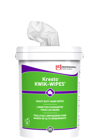 Kresto Heavy Duty Hand Cleaning Wipes CS/6x70CT.